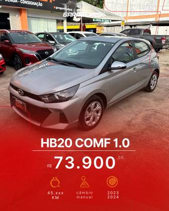 HYUNDAI HB20 1.0 12V FLEX COMFORT MANUAL HYUNDAI HB20 1.0 12V FLEX COMFORT MANUAL